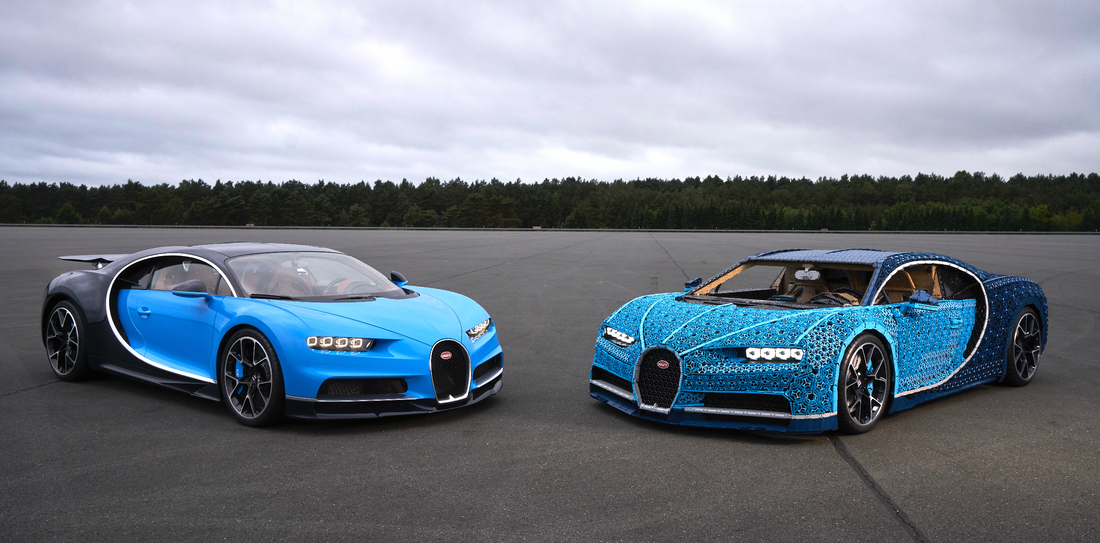 Life-Sized Lego Technic Bugatti Chiron