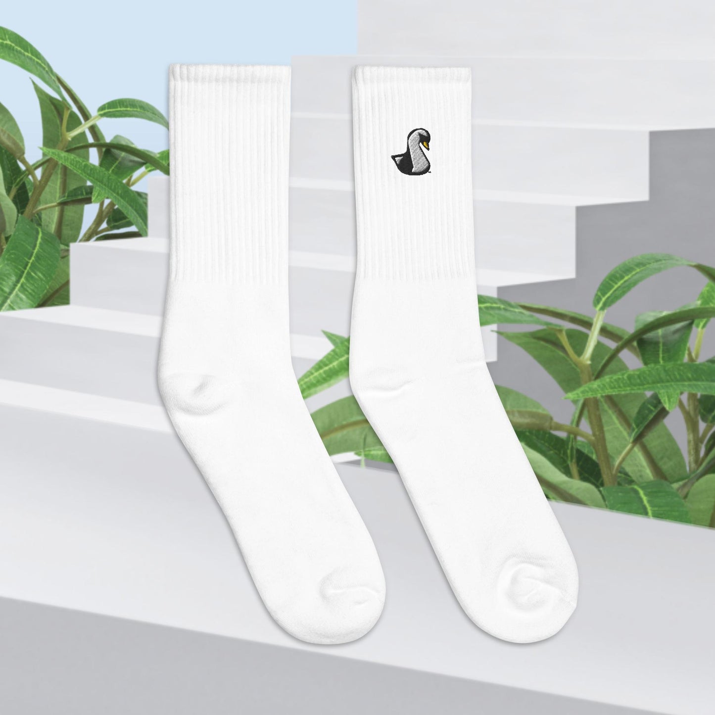 Embroidered Logo Socks