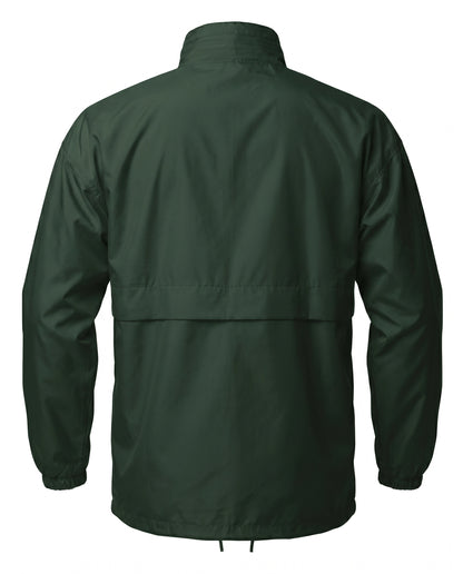 Javelin Ranger Elite Windbreaker - Forest Green - Back - Ghost Mannequin