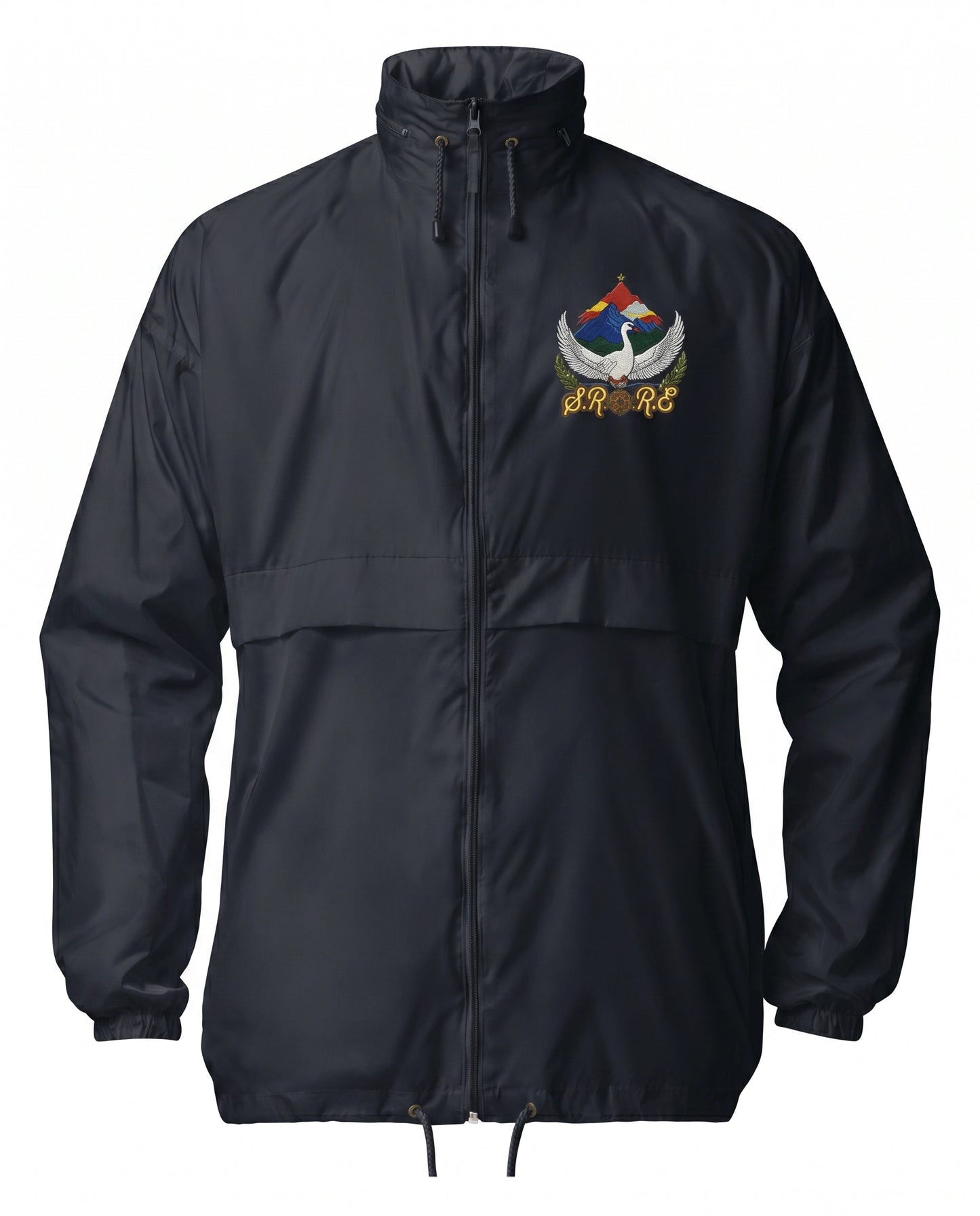 Javelin Ranger Elite Windbreaker - Navy - Front - Ghost Mannequin