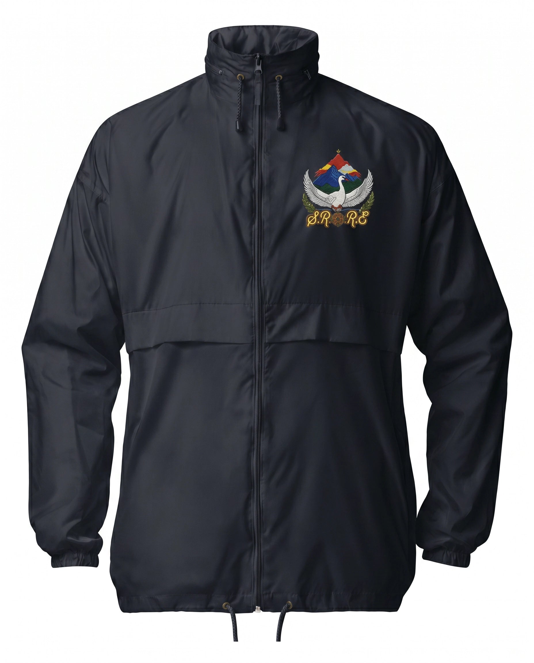 Javelin Ranger Elite Windbreaker - Navy - Front - Ghost Mannequin